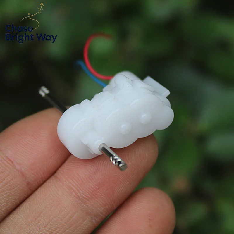Mini 614 Coreless Gear Motor DC 3.7V 390RPM Dual Shaft Micro Coreless Gearbox Reducer Motor DIY Hobby Toy Car