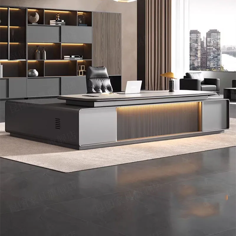 Reception Modern Office Desk Executive Decoration Organizers Display Office Desk Nordic Multifunctional Ufficio Salon Furniture