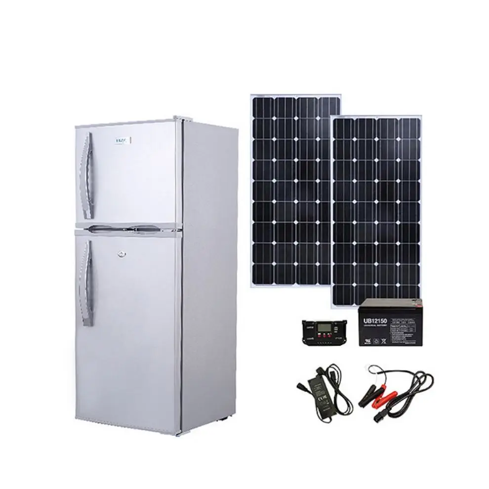 

Single Double Door 12V 24V Solar Panel Energy Powered Freezer Refrigerator Fridge Solar Refrigerator Deep Freezer