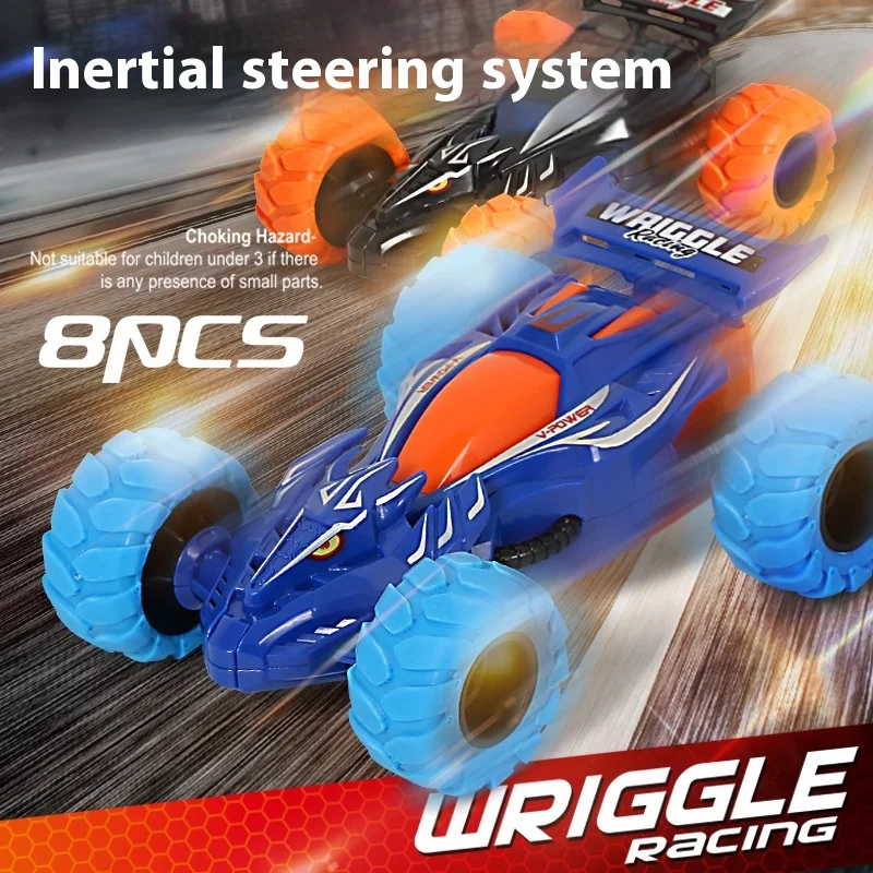 Divertimento Tirare indietro Auto Veicolo bifacciale Inerzia Sicurezza e resistenza alla caduta Modello infrangibile per bambini Ragazzi Auto giocattolo per bambini