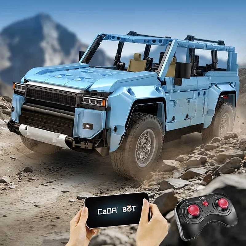 

1:14 Prado SUV with Motor Building Blocks J250 Land Cruiser Off Road Vehicle Brick Model Kit Boys Toy Adults Kid DIY Gift 586PCS