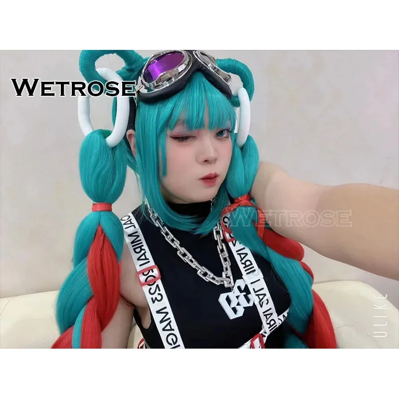 【Wetrose】متوفر في المخزون Miku 2023 أزياء تنكرية ملونة مشروع Mirai Sekai مرحلة الحفل السحري عرض ماجيك للهالوين مجموعة كاملة شعر مستعار