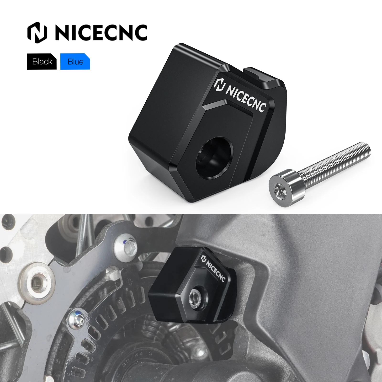 NICECNC Front ABS Cable Guard Cover For Yamaha Tenere 700/XTZ 700 2019-2024 Protective Premium Aluminum Motorcycle Accessories