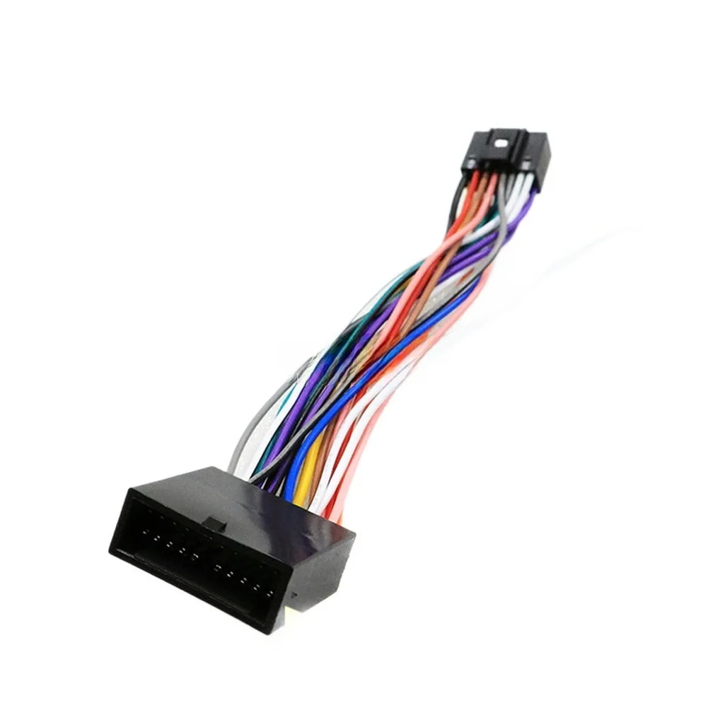 

Radio Wiring Adapter 16P-20P Converter Radio Installation Car Stereo Cable Adapter Custom Wiring Support ABS Housing
