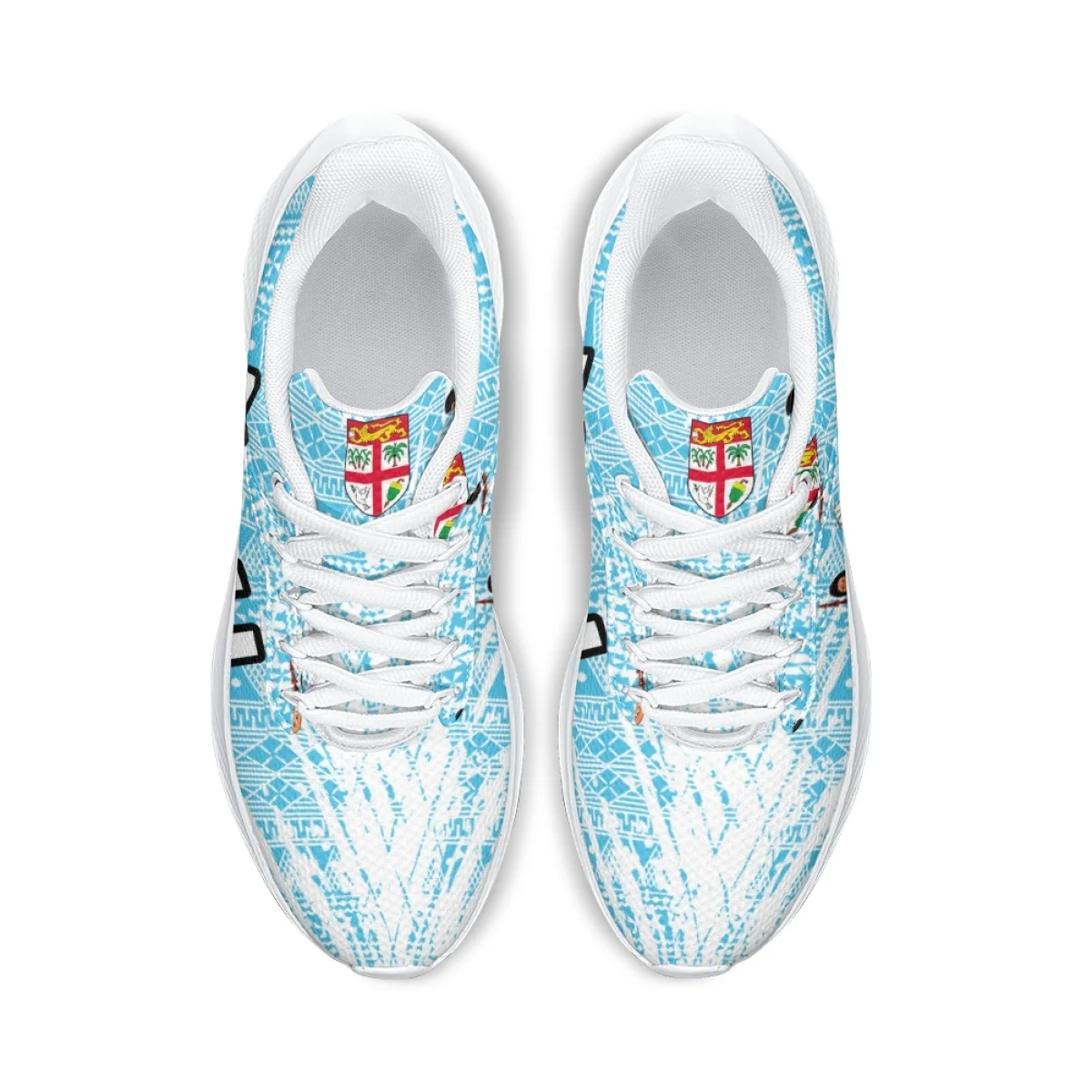 Fiji Flag Coat Of Arm Print Flat Shoes Comfort Lightweight Girls Teens Non-Slip Walking Shoes Sneakers For Women Gift Drop Ship