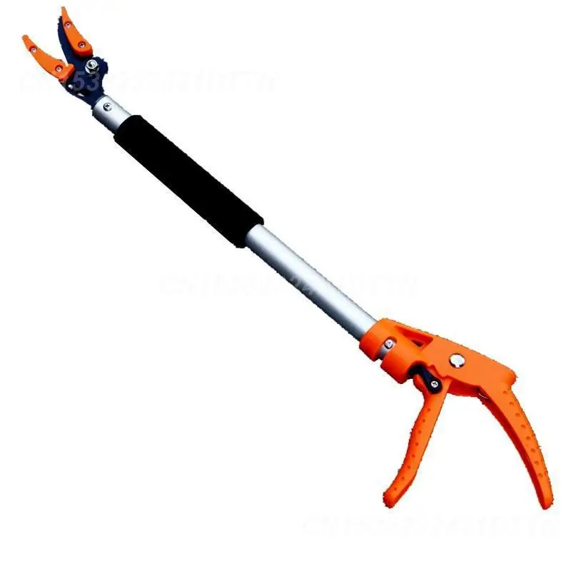 Picker Lightweight And Sturdy High-altitude Picking Long Handle Fruit Picker Gardening Tools Safe Telescopic Style Fruit Picker