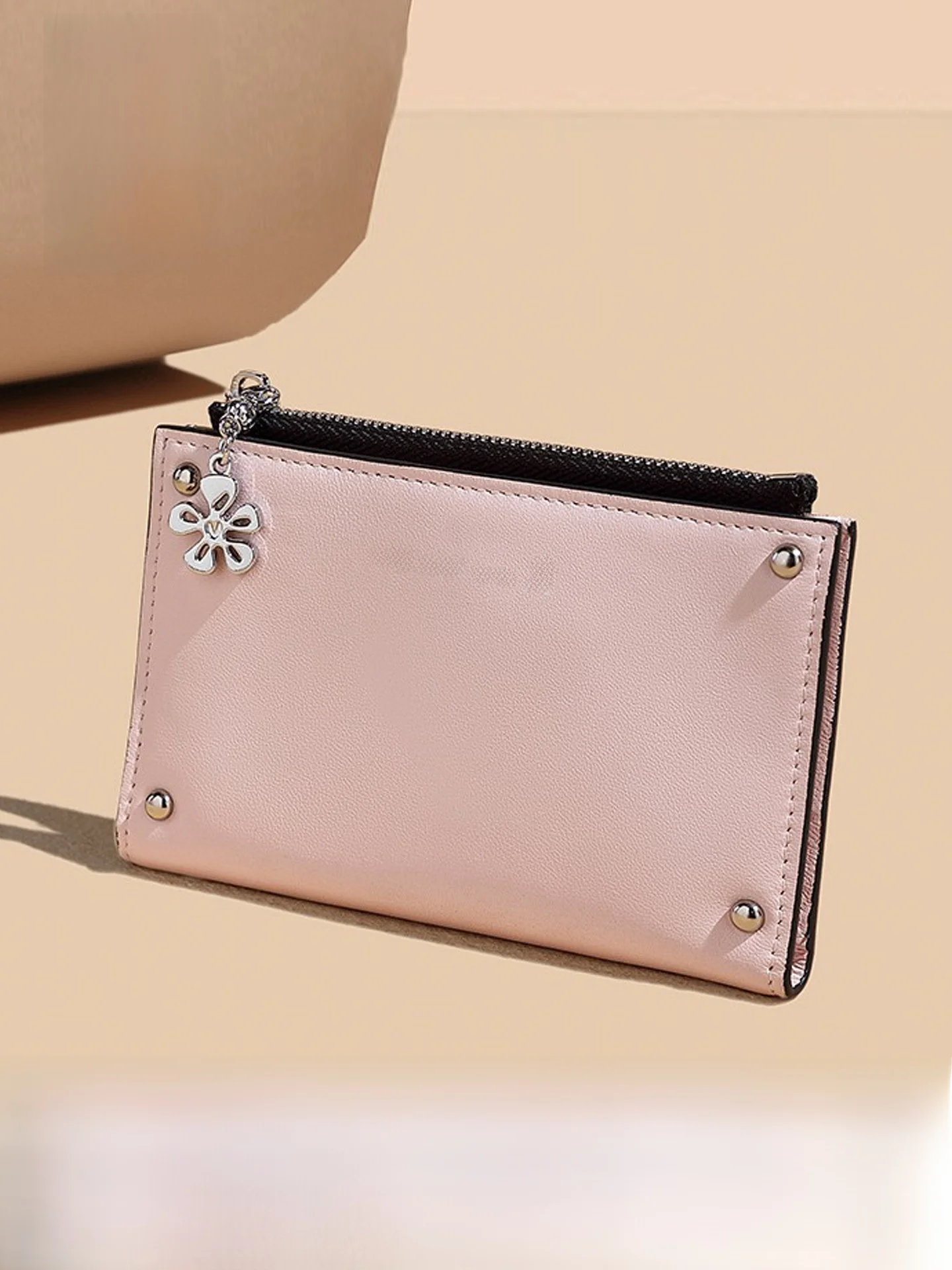 trendy-large-capacity-multi-card-slot-women's-wallet-zipper-coin-purse-fashionable-striped-design-casual-sweet-lady-style