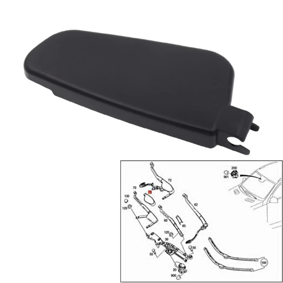 DZMZL Ruitenwisserarm Moercover – Zwart, Voor Mercedes-Benz GLS, A2478240000