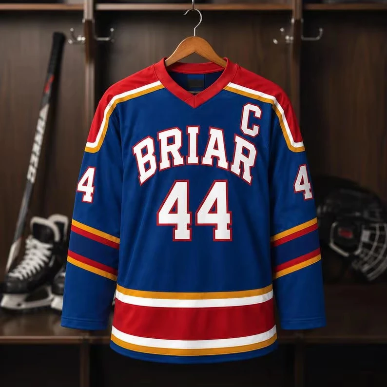 2026 Hot Briar University Graham 44 Hockey Jersey Off Campus Jersey Hockey Romance Jersey Long-sleeved T-shirt Women's T-shirt