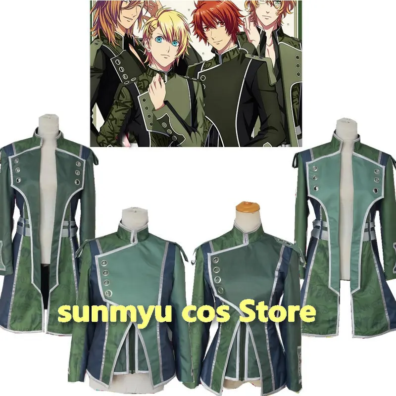 

Uta no Prince-sama Cosplay Costume Custom size Uta no Prince-sama ST☆RT OURS Green Jacket