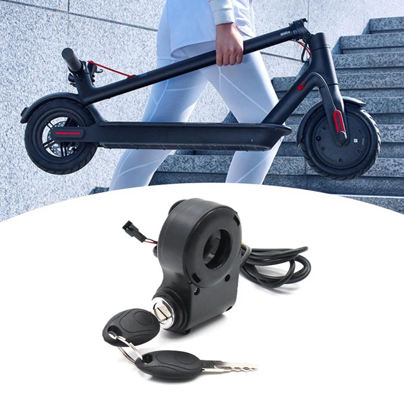 6Pack X(E-Bike Ignition Lock Key Thumb Throttle Switch Power for M5 M365 Universal Scooter Accessories