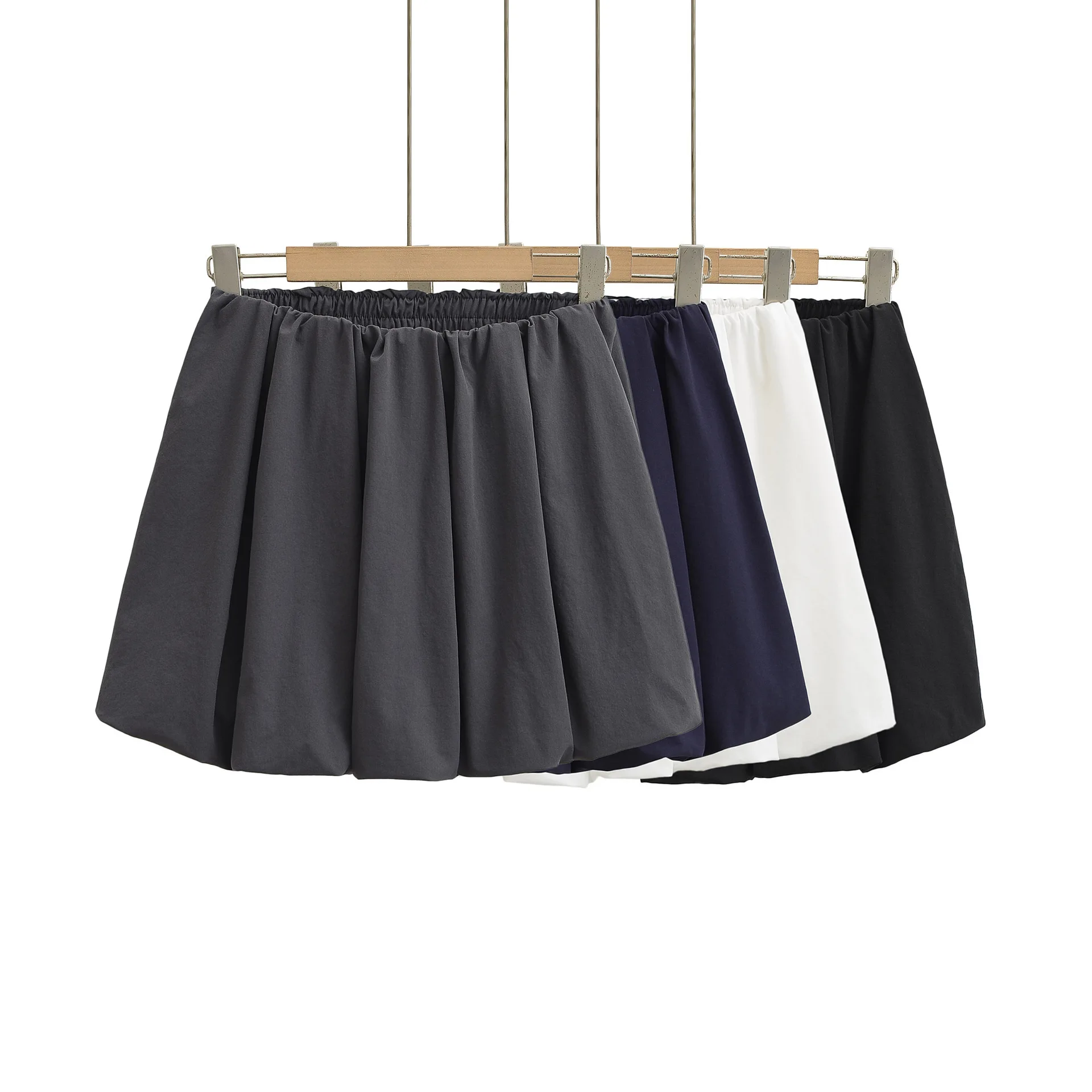 2025 Summer New Sweet and Spicy Style Versatile Fashion High Waist Lantern Mini Anti-Exposure Skirt Short Skirt FPBG