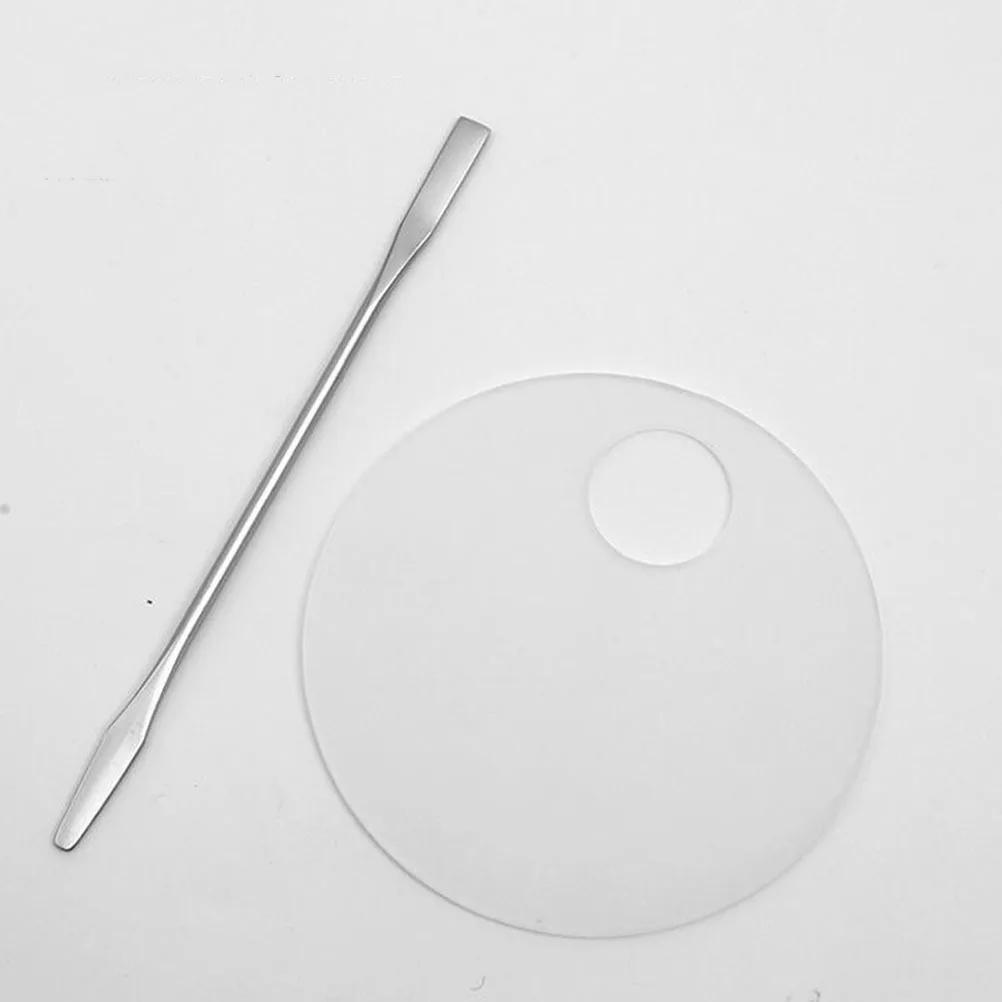 

2Sets Professional Color Mixing Palettes Transparent Acrylic Painting Trays for Makeup Foundation Watercolor Pigment