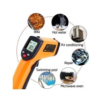GM320 Non-Contact Digital Laser Grip Infrared Thermometer Temperature -58F-716F(-50C-380C) Digital Read Industrial Thermometer