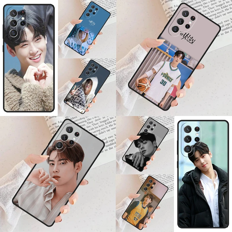 True Beauty Cha Eun Woo Cell Phone Case for Samsung Galaxy S26 Ultra S25 S24 S23 S22 S21 S20 Note10 Cover