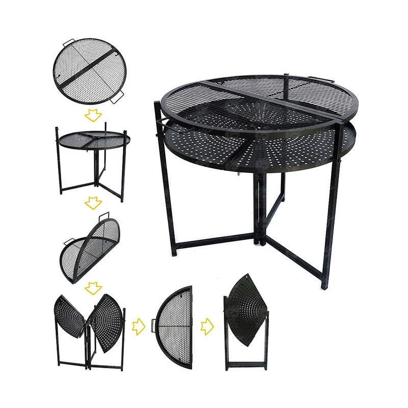 Detachable Camping Grill Portable Mini Stove Folding Barbecue Cookstove Durable Foldable BBQ Grill Rack Outdoor Cookware