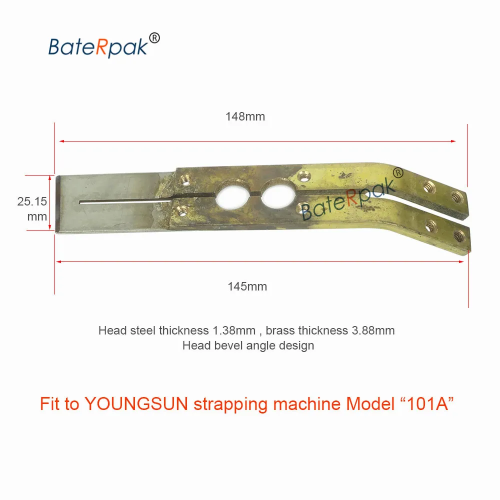 Vestito delle parti del riscaldatore della macchina di bundle di BateRpak per la reggiatrice automatica di young sun 101A/301