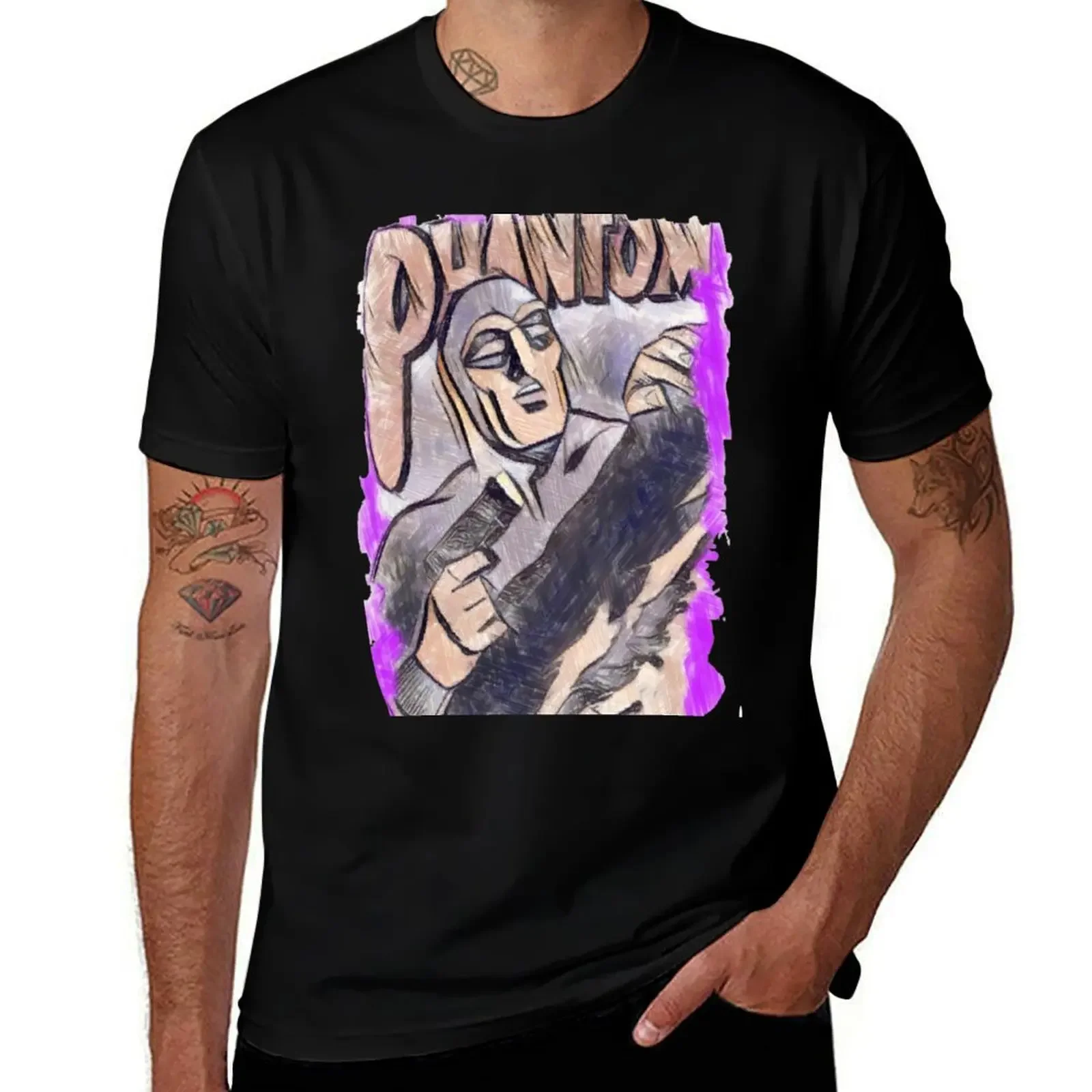 

Phantom T-Shirt vintage t shirts quick-drying Men's cotton t-shirt