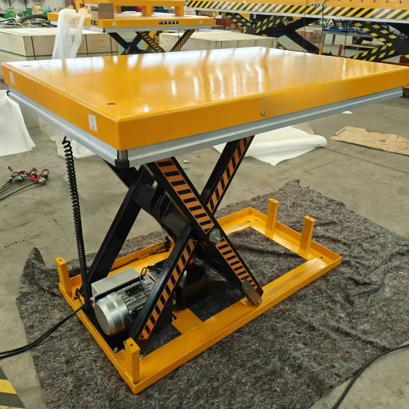 500 كجم 1000 كجم طاولة رفع مقصية كهربائية هيدروليكية لرفع المستودعات #1