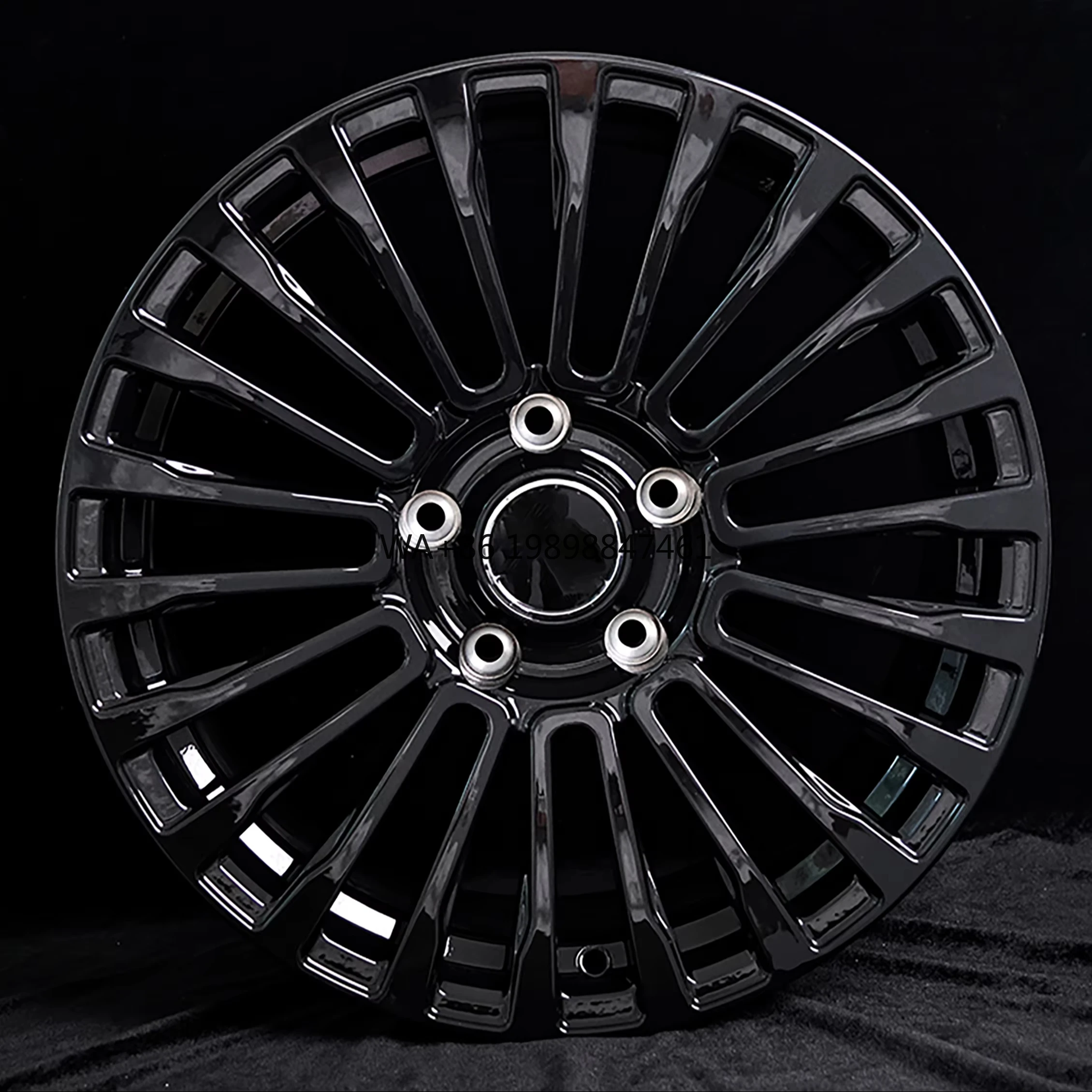 

Factory Direct New Hyper Black Multi-Spoke Deep Concave Monoblock Forged 6061-T6 Alloy Car Wheels for Retrofit/Upgrade