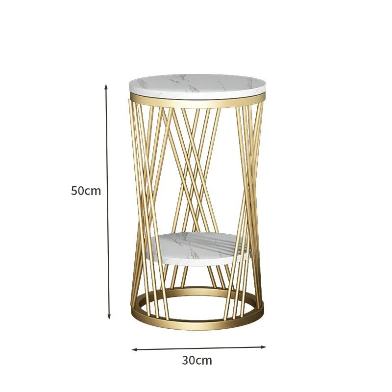 حامل زهور داخلي من الحديد المطاوع الاسكندنافي، زخرفة رخامية فاخرة، رف أرضية لغرفة المعيشة، رف زهور بسيط