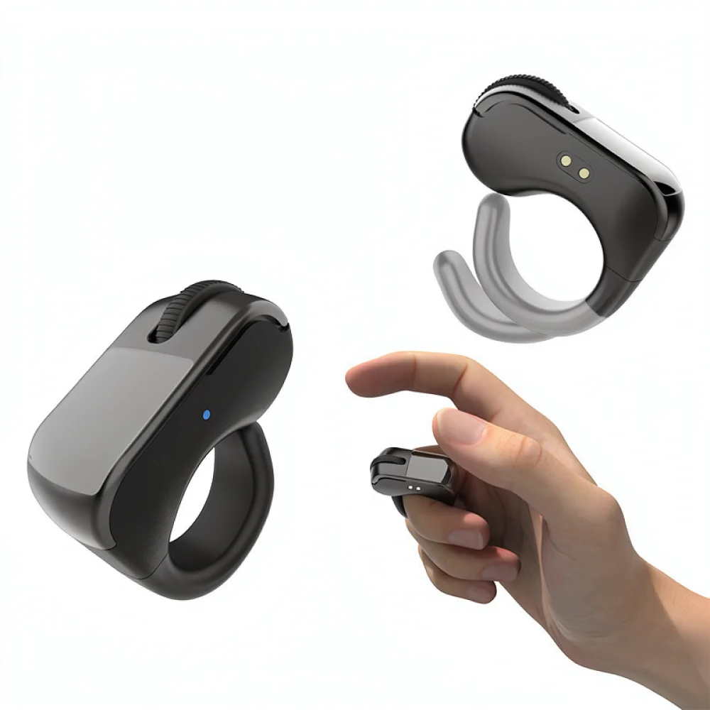 Wireless Finger Controller For Tiktok Scrolling Ebook Page Turner Remote Photography Shutter Tool Bluetooth Connection
