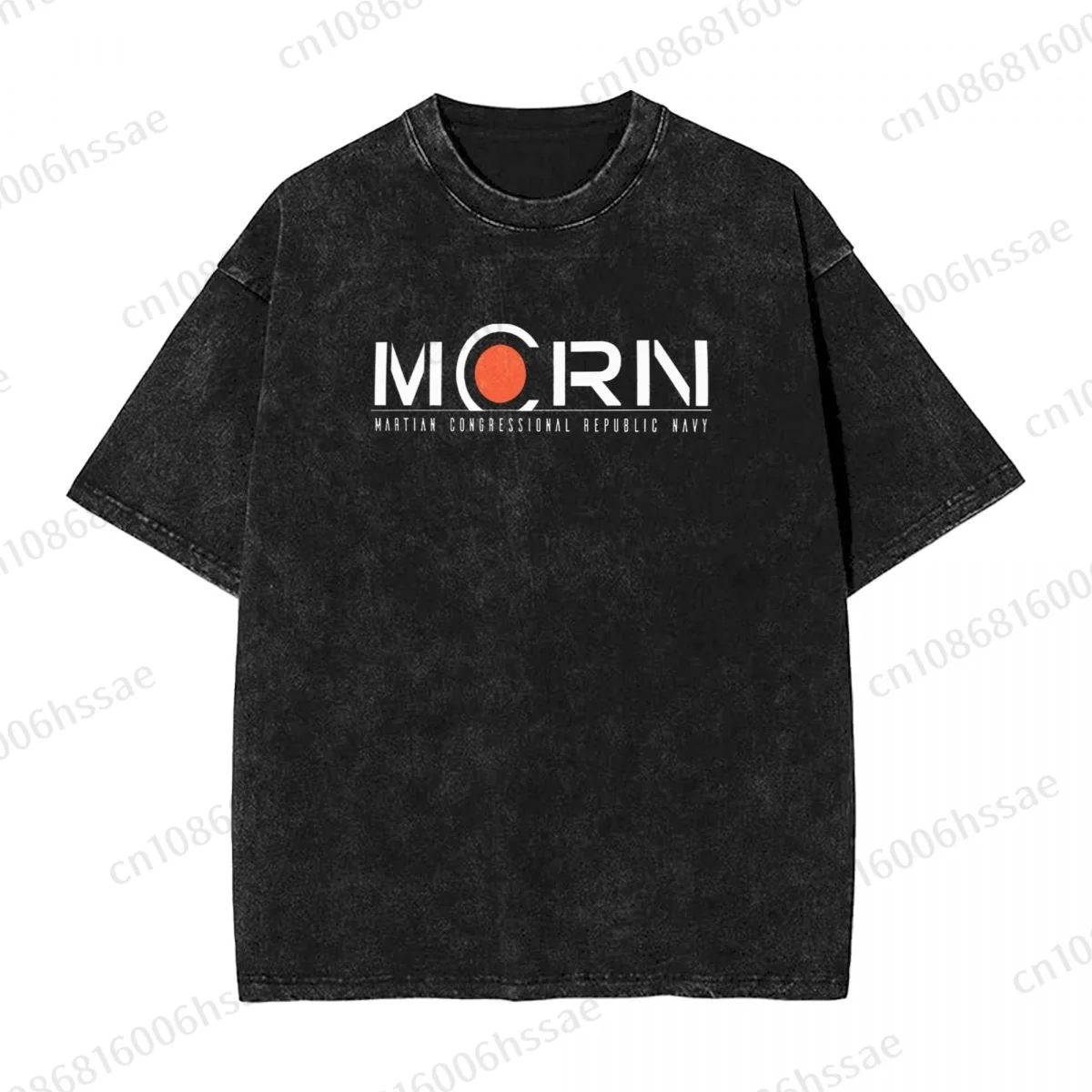 MCRN (Mars Congressional Republic Navy) Men's Vintage Short Sleeve T Shirts Hip Hop Cotton Tee shirt Summer T-shirt