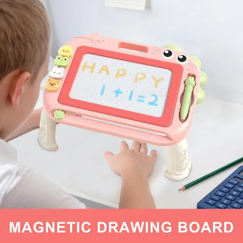 Magnetisches Zeichenbrett, magnetische Doodle-Matte, pädagogisches löschbares Skizzenblock, wiederverwendbares Schreibspielbrett für die frühe Bildung