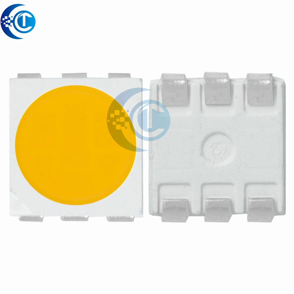 高輝度 5050 SMD LED ダイオード (50 個/100 個): 18lm、6500K 白色光 – クールホワイト照明