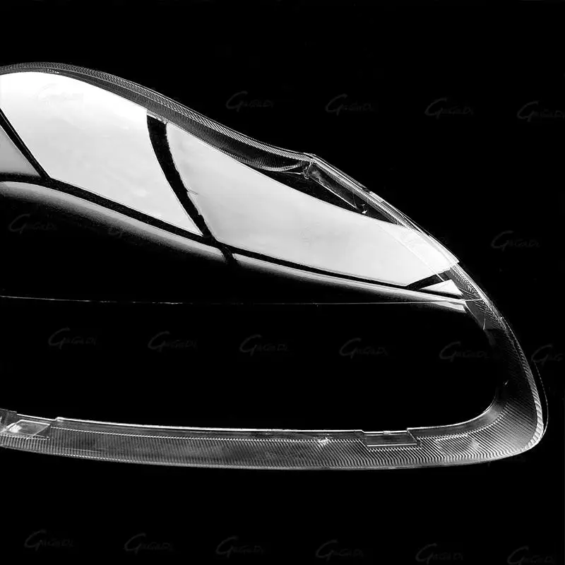 عاكس الضوء الأمامي للسيارة مناسب لغطاء مصباح المصباح الأمامي Porsche Cayenne 2003-2006، زوج من شرائط المطاط المجانية