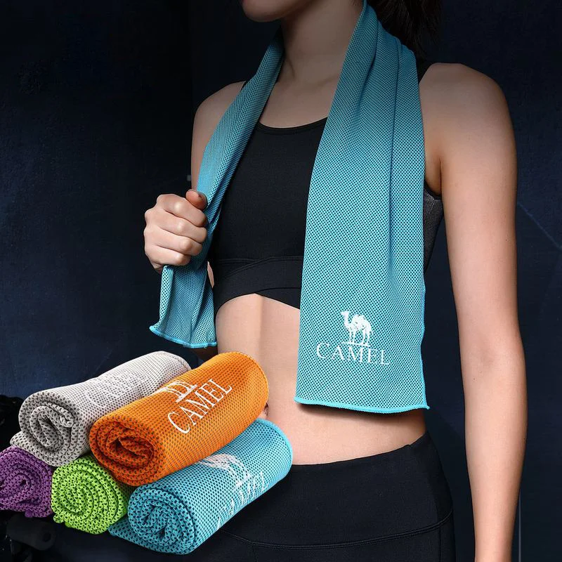 GOLDEN CAMEL Sport Ice Towels Fast Dry Sweat-absorb Cold Towel Swimming Fitness Yoga Gym Running Wipe Sweat Absorbent Towels