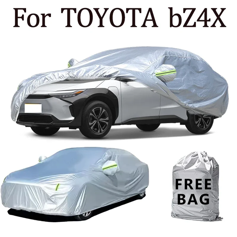 

For TOYOTA BZ4X Outdoor Protection Full Car Cover Snow Cover Sunshade Waterproof Dustproof Exterior Car Accessories