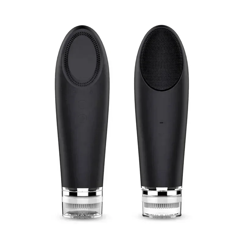 Electric 4 in1 Silicones Blackhead Exfoliatings Skin Tightening Massage Home Spa Face Cleaner Care Cleansing Face Brush Cleanser