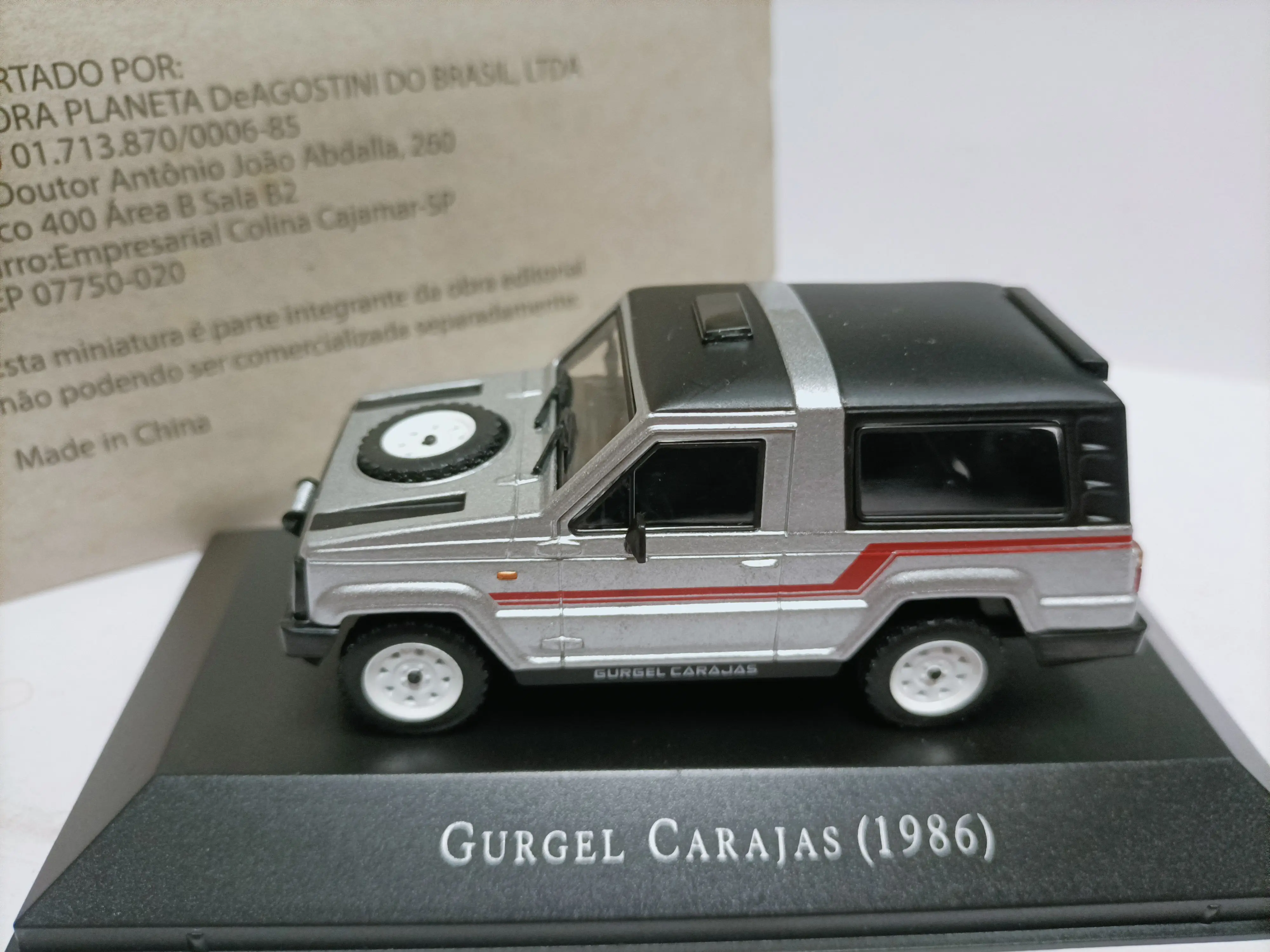 

Diecast IXO 1:43 Scale Russian Gurgel Carajas 1986 All-wheel-drive SUV Silver Alloy Car Model Collectible Toy Gift Souvenir