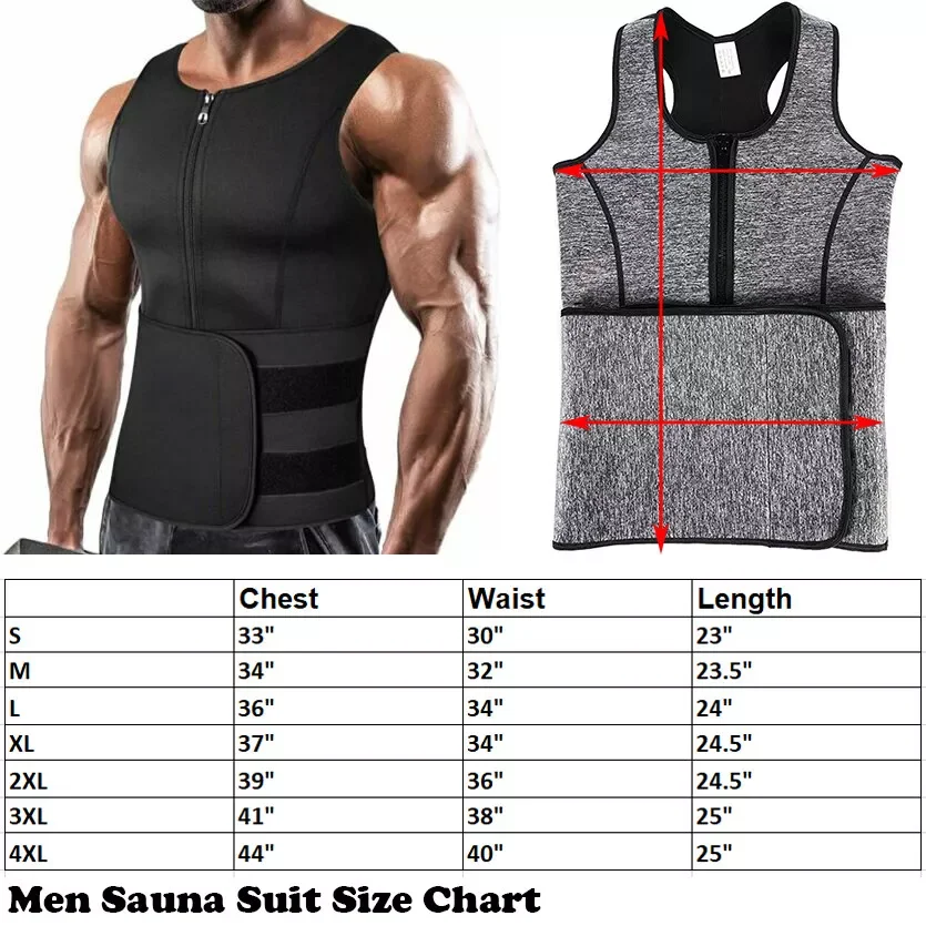 

Men & Women Sauna Thermo Sweat Waist Trainer Vest Suit Body Shaper Belt Corset