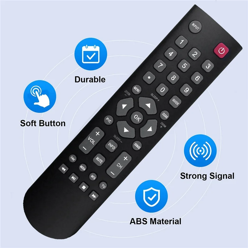 RC2000N01 RC3000N01 Replace Remote for TCL LCD TV 28D2700 32B2800 32D2700 32S360 32S3600 39S3600 40FD2700 48FD2700