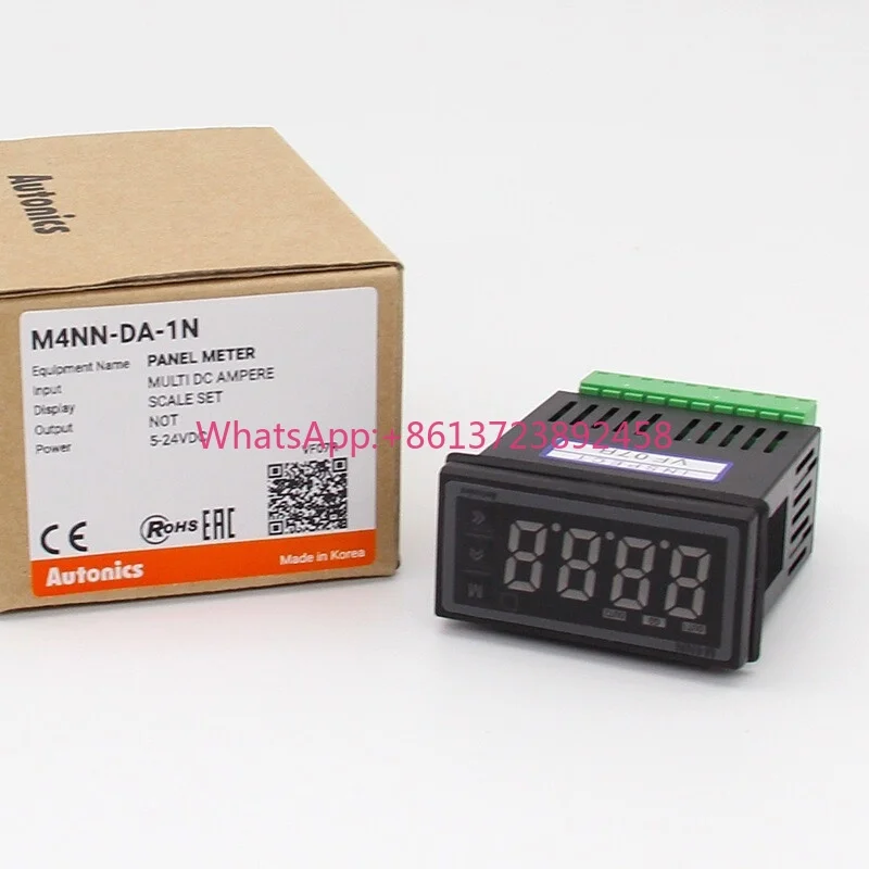

Autonix Voltage Ammeter, M4NN-DA-1N, Measuring DC Current, Size 48 × 24mm, NPN Open Collector