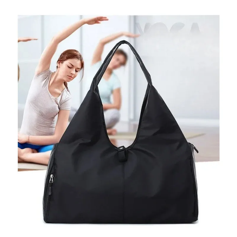 Yoga Mat Bag Women Gym Fitness Handbags Training Sac De Sport Swimming Travel Duffle Bags Dry Wet Separate Sports Shoulder Bag