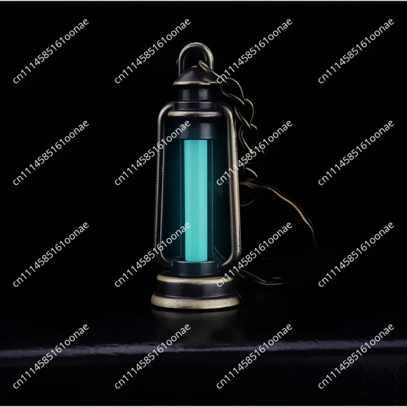 Luminous tube pendant Stainless steel glass luminous pendant Large, diameter 8mm and length 33mm