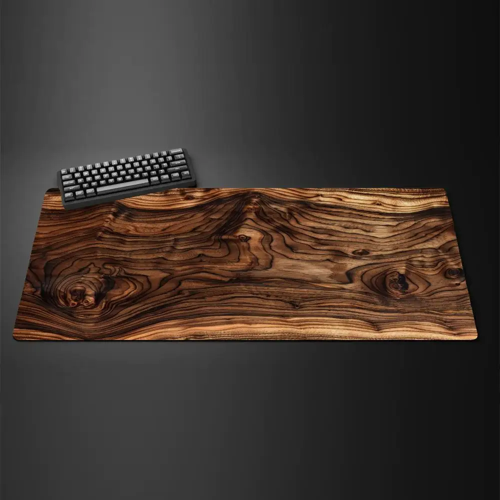 

New woodMouse Pad Large Computer Office Game Table Mats XXL Rubber Anti-slip Gaming Keyboard Mousepads Long Desk Pads