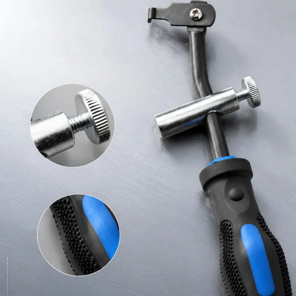 Axle Seal Removal Tool Brake Spring Adjuster 58430 Car Repair Equipment Carbon Steel Blue Handle Mechanic