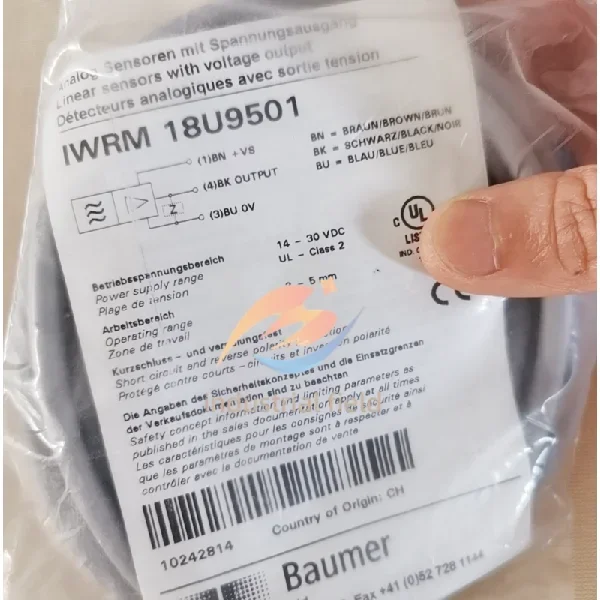 

2026 1pc New Iwrm 18u9501 Analog Quantity Sensor Delivery Brand New Original Spot Plc