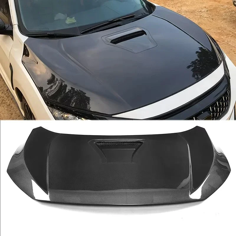 High Quality Carbon Fiber Front Engine Hood for10th Gen New Condition