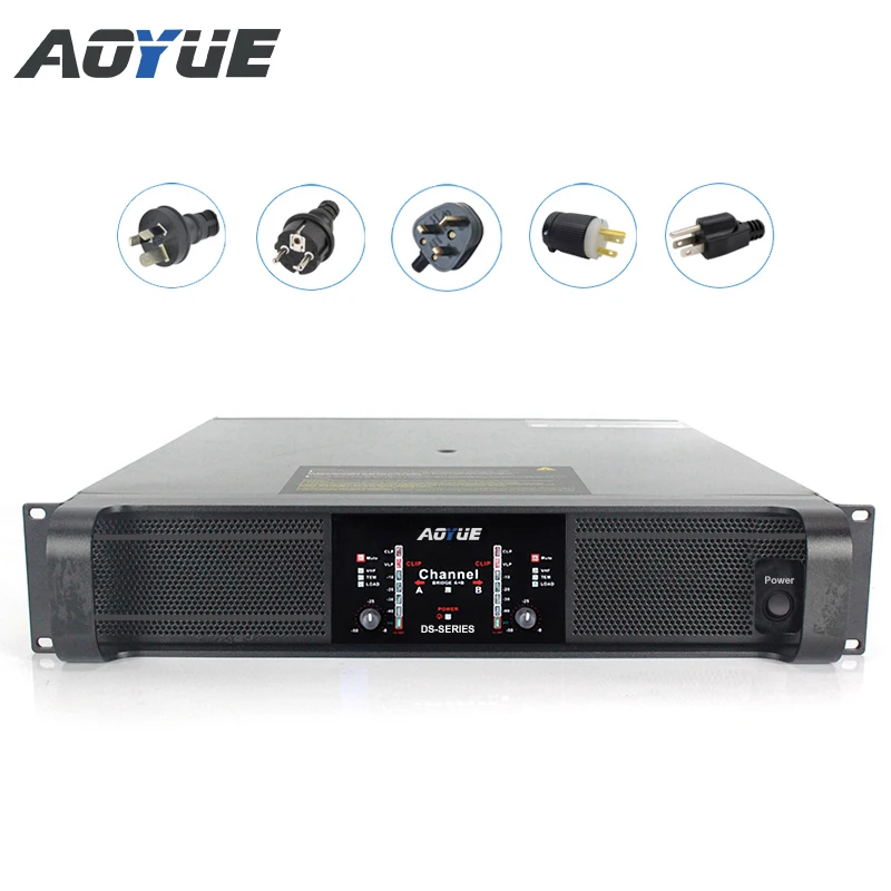 High quality 2 channel 2000w power audio amplifier sound system subwoofer amplifier