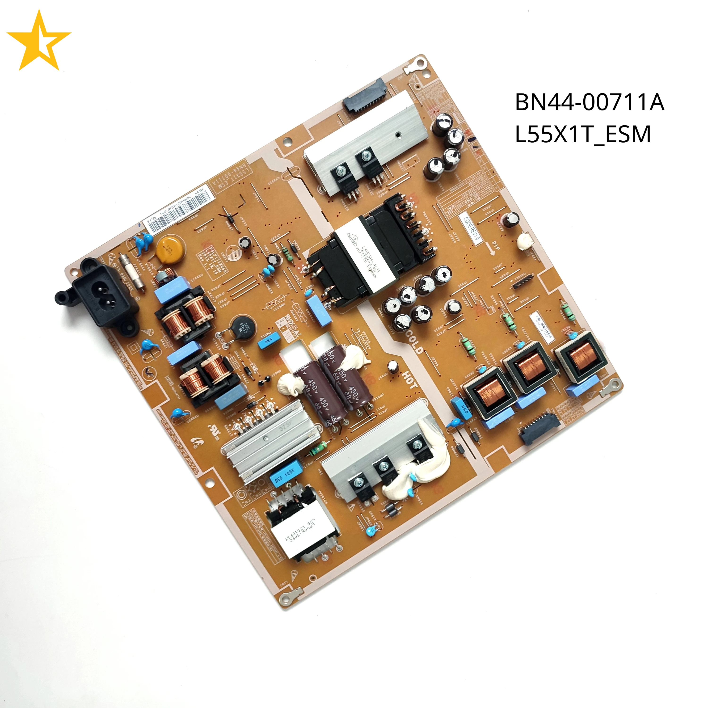 

New Genuine Original BN44-00711A L55X1T_ESM Power Supply Board is for UN55H6400AF UE55H6400AW UE50H6200AK HG55EC690EB TV Parts