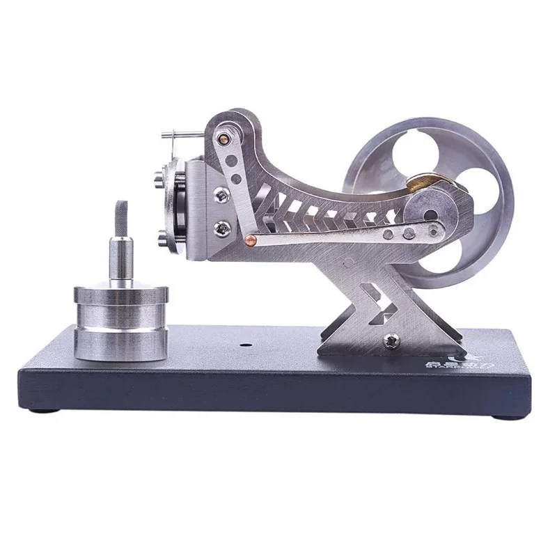 

Stirling Engine Model Vacuum Motor Model Kit Suction Fire Type Ignition Engine Educational Toys for Students Teens Men Gift