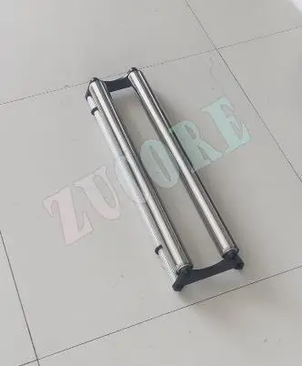 광고 재료 절단 브래킷 그래픽 스크린 롤링 백 절단 필름 배출 랙 스테인레스 스틸 도구 침대