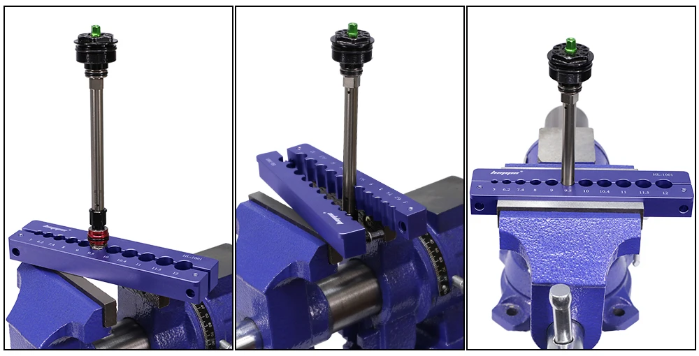 HEPPE Schraubstock-Einsatzklemmen, universelle Schraubstockbacken, Arbeitstisch, multifunktionales Werkzeug, Fahrradpedal, Gabelsattel, Sattelstützen-Reparaturwerkzeug, 5–34,9 mm. – Detail 15