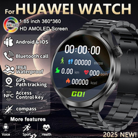 2025 NEW For HUAWEI High-end Sports Smart Bracelet NFC GPS Watch Compass Waterproof Heart rate Bluetooth Call Fitness Smartwatch