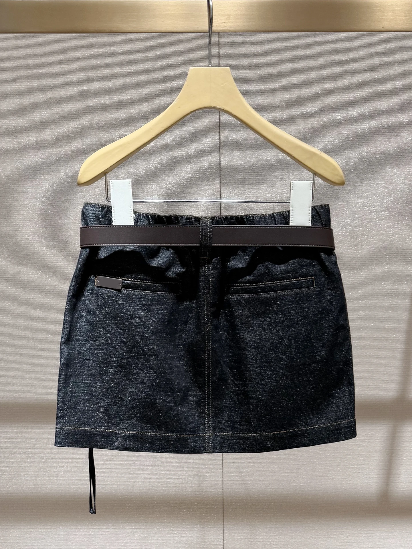 Lente 2026 Gebreide Trui En Denim Rok Tweedelige Set Voor Vrouwen Casual Ademend Midweight Bovenkleding